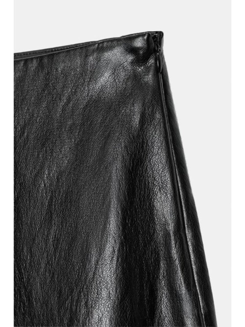 ZARA FAUX LEATHER A-LINE MIDI SKIRT 4387/292/800 - Picture 5 of 5